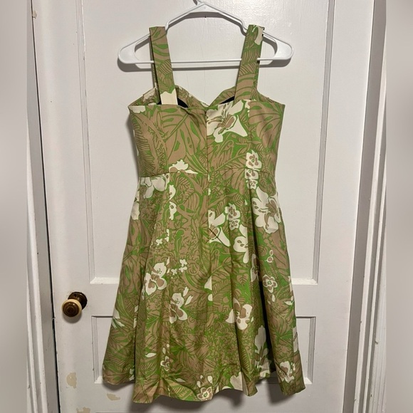 Tracy Reese For Bergorf Goodman Floral Formal Silk Dress $448 Size 8 - Picture 3 of 3